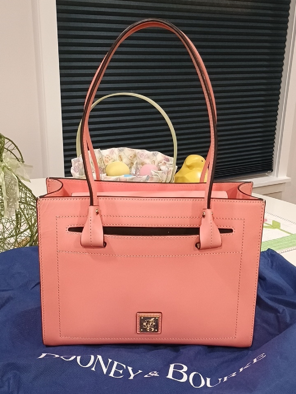 Dooney & Bourke Pink Beacon Leather Janine Tote